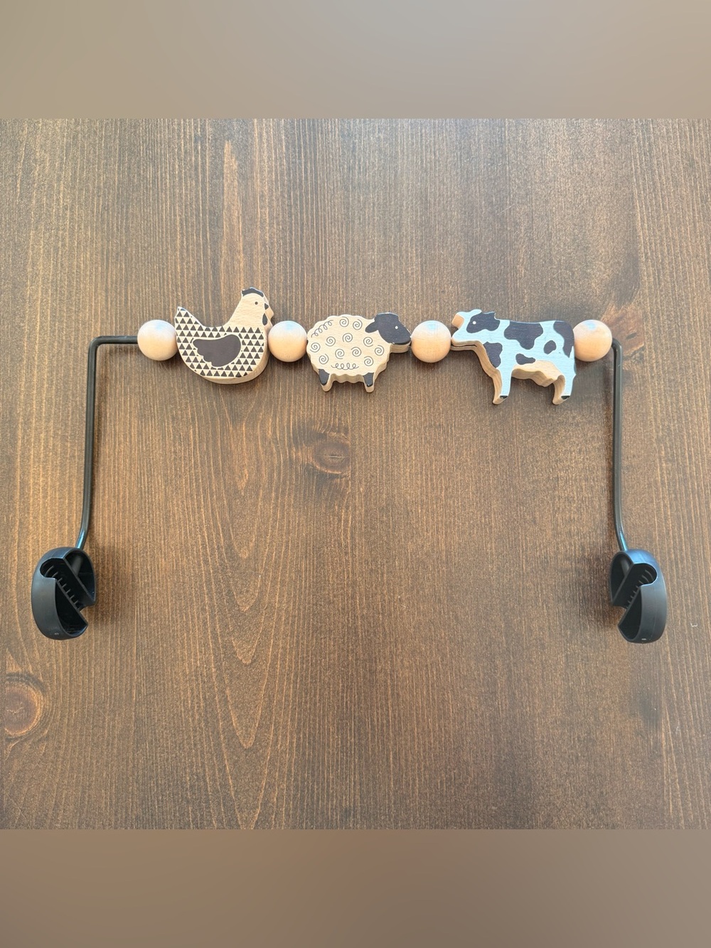 Wooden Farm Toy Bar for BabyBjörn Baby Bouncer - Picture 6 of 6